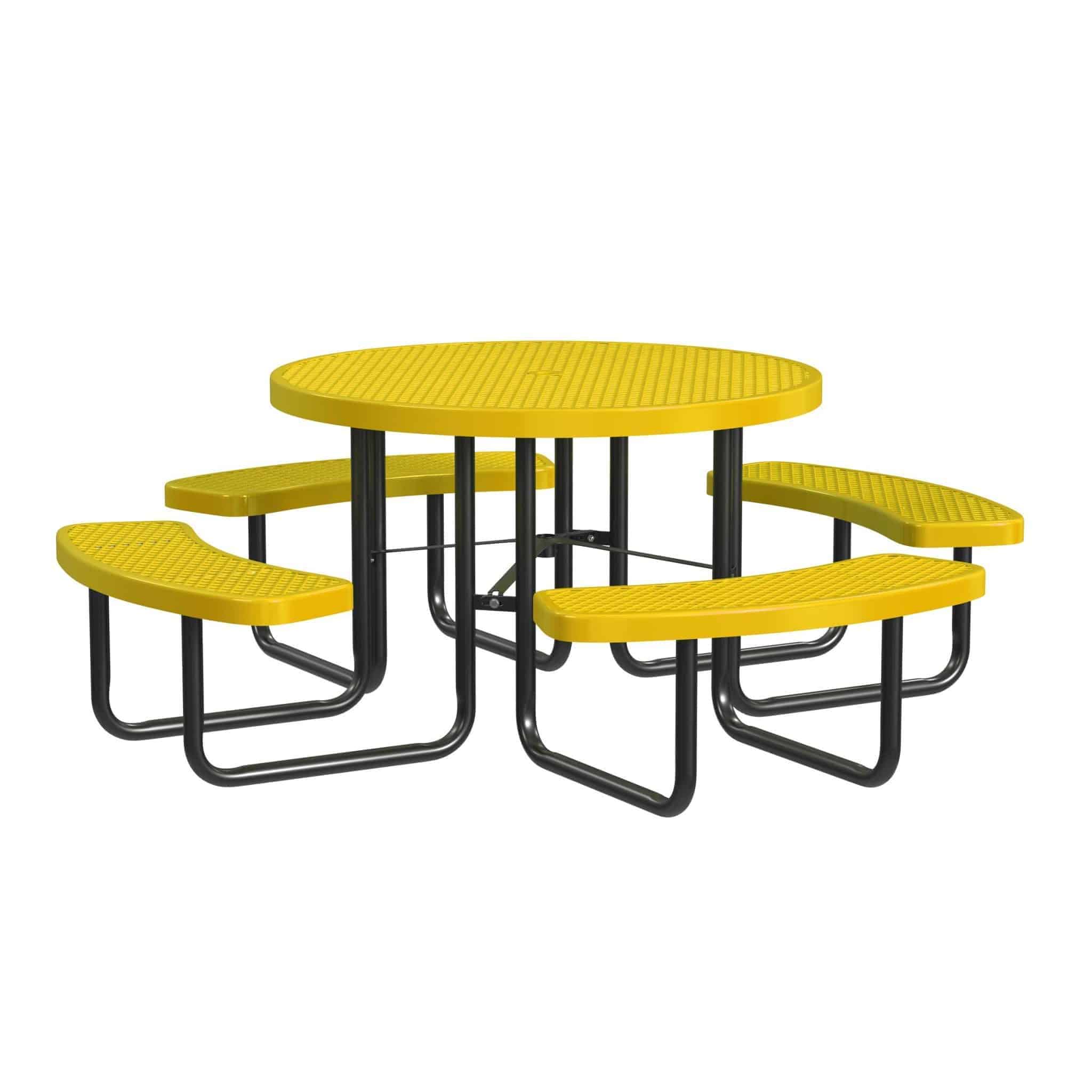 46" Round Coated Steel Table 46" Round Coated Steel Table