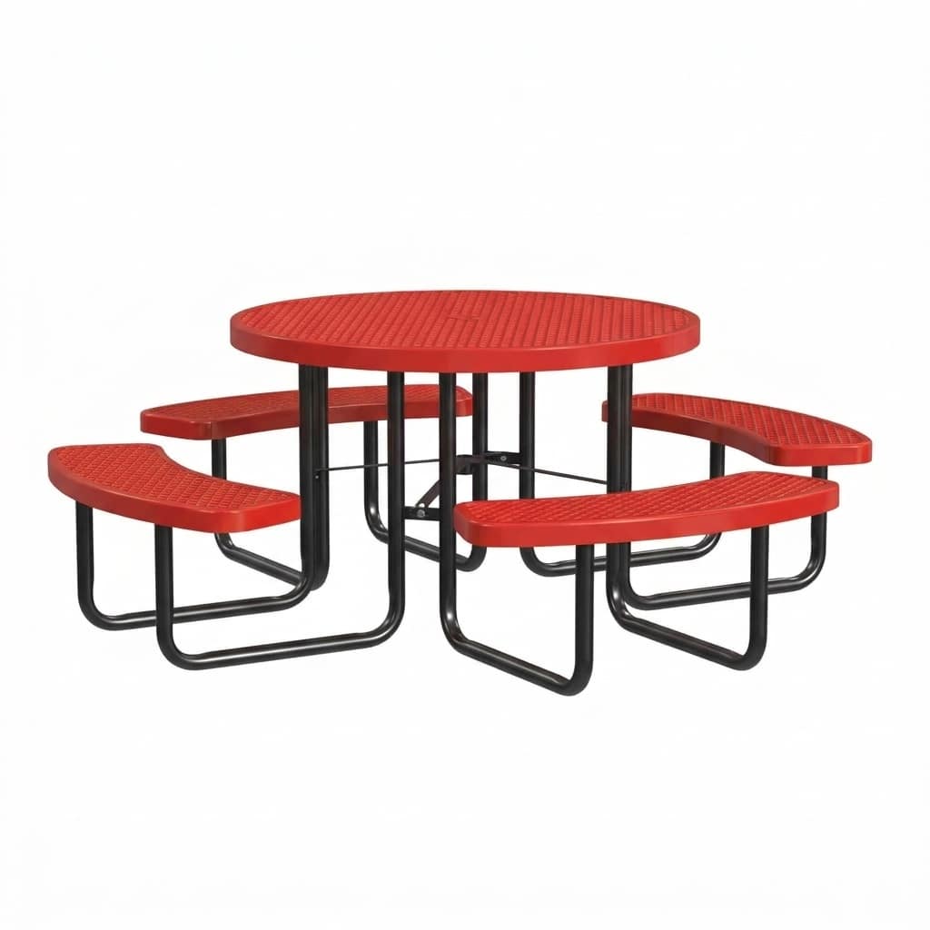 5057f0d7-cbfb-4d22-80dc-498a00f7c94b.jpg Red round expanded table
