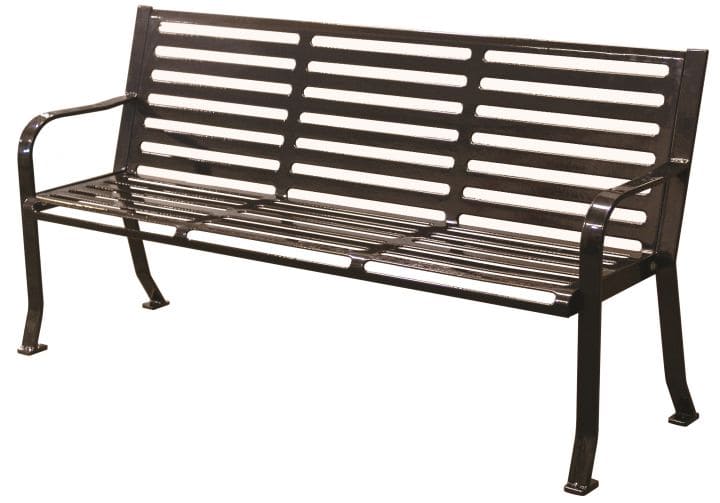 HSB4 Horizontal Slatted Bench