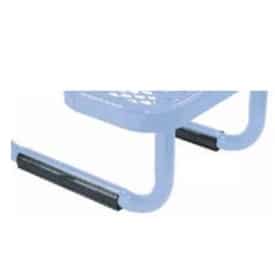 Outdoor School Furniture commercial-grade coated steel tables and benches