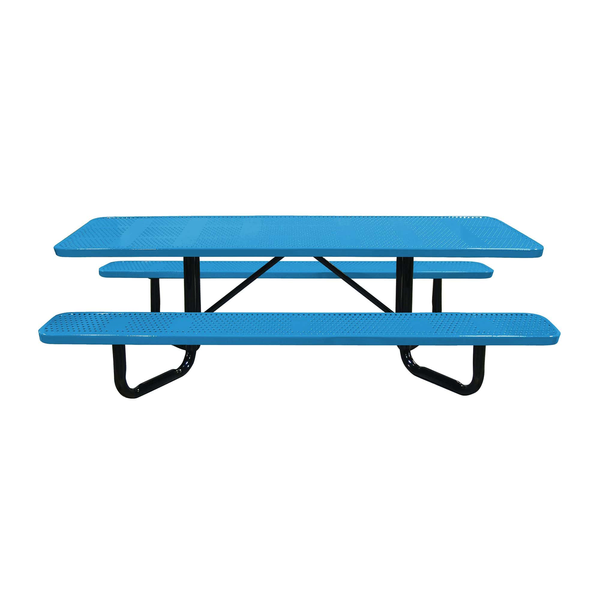 YT8XPP-ADA-PERF Y-Base Perforated Metal Picnic Table