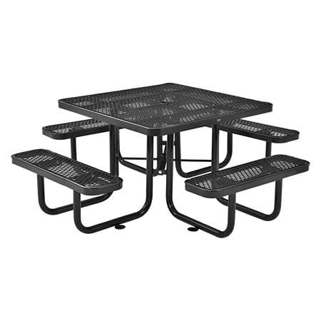 46" Square Expanded Metal Table 46" Square Expanded Metal Table