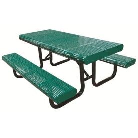 【希少・廃盤品】evrgrn (REI) Picnic Table 竹製天板 Radial Edge Perforated Picnic Table | Outdoor School Furniture